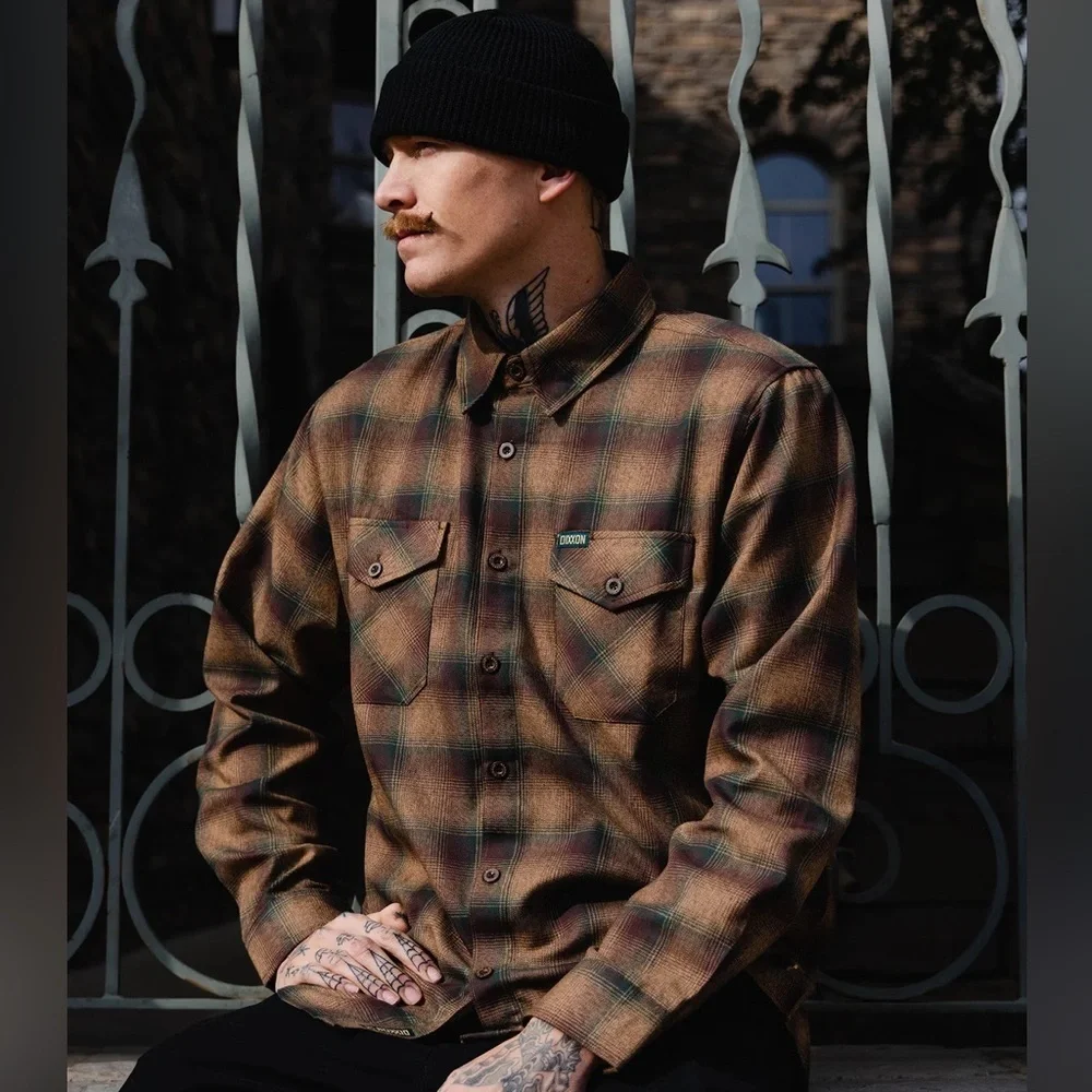 Dixxon The Glasgow Flannel NWT Men’s Shirt XL - Picture 3 of 8